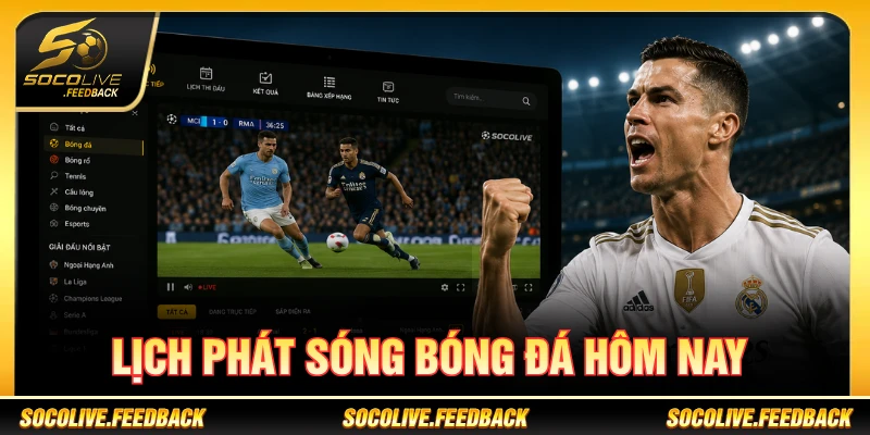Lịch Phát Sóng Bóng Đá Hôm Nay - Giờ Đá Mới Nhất lịch phát sóng bóng đá hôm nay